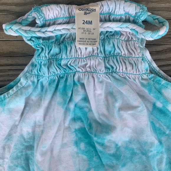 OshKosh B’gosh Baby Girls Tie Dye Tank SZ 24m new! - Picture 4 of 6